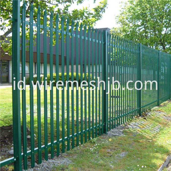 Green Palisade Fencing